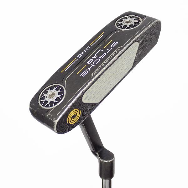 【中古】オデッセイ　STROKE LAB　ストロークラボ BLACK ONE パター カーボンスチール複合シャフト　【34】シャフト：カーボンスチール複合シャフトDランク　フレックス計測項目外　男性用 メンズ用　右用