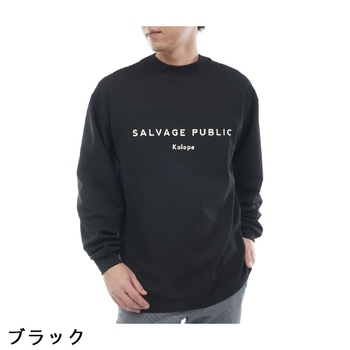 サルベージ パブリック コレパ　SALVAGE PUBLIC Kolepa　Kolepa Stamp マロオモックネック長袖シャツ