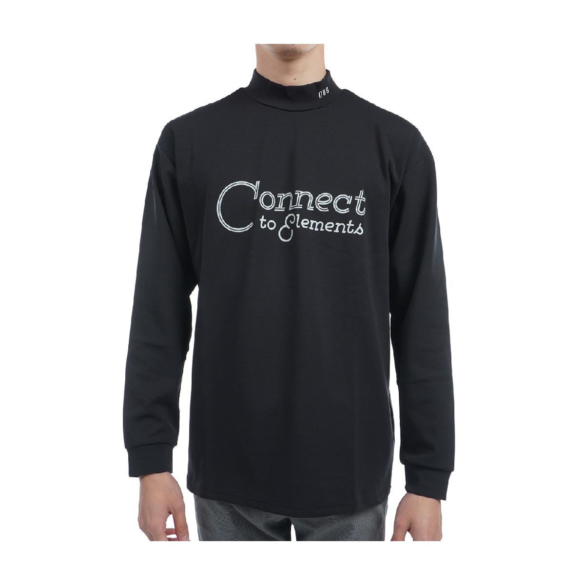 ビーツ・パー・ミニット　NANO universe GOLF　プリントモックネック長袖シャツ