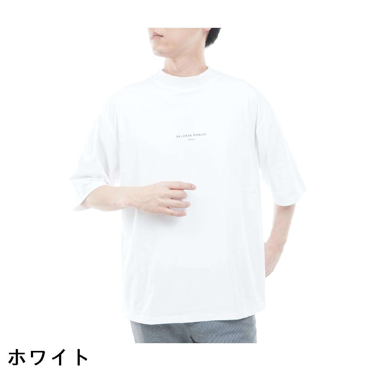 サルベージ パブリック コレパ　SALVAGE PUBLIC Kolepa　ストレッチ TI LEAF Paisley サーフモックネック5分袖Tシャツ