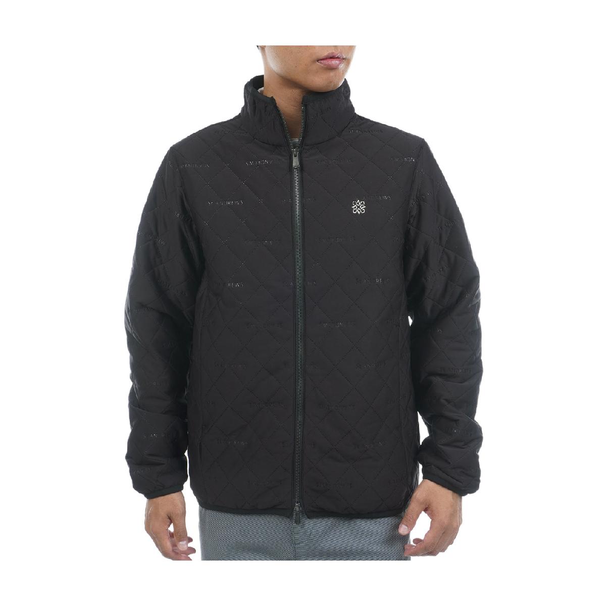 セント・アンドリュース　St ANDREWS　ストレッチ ロゴピンソニック中綿ブルゾン