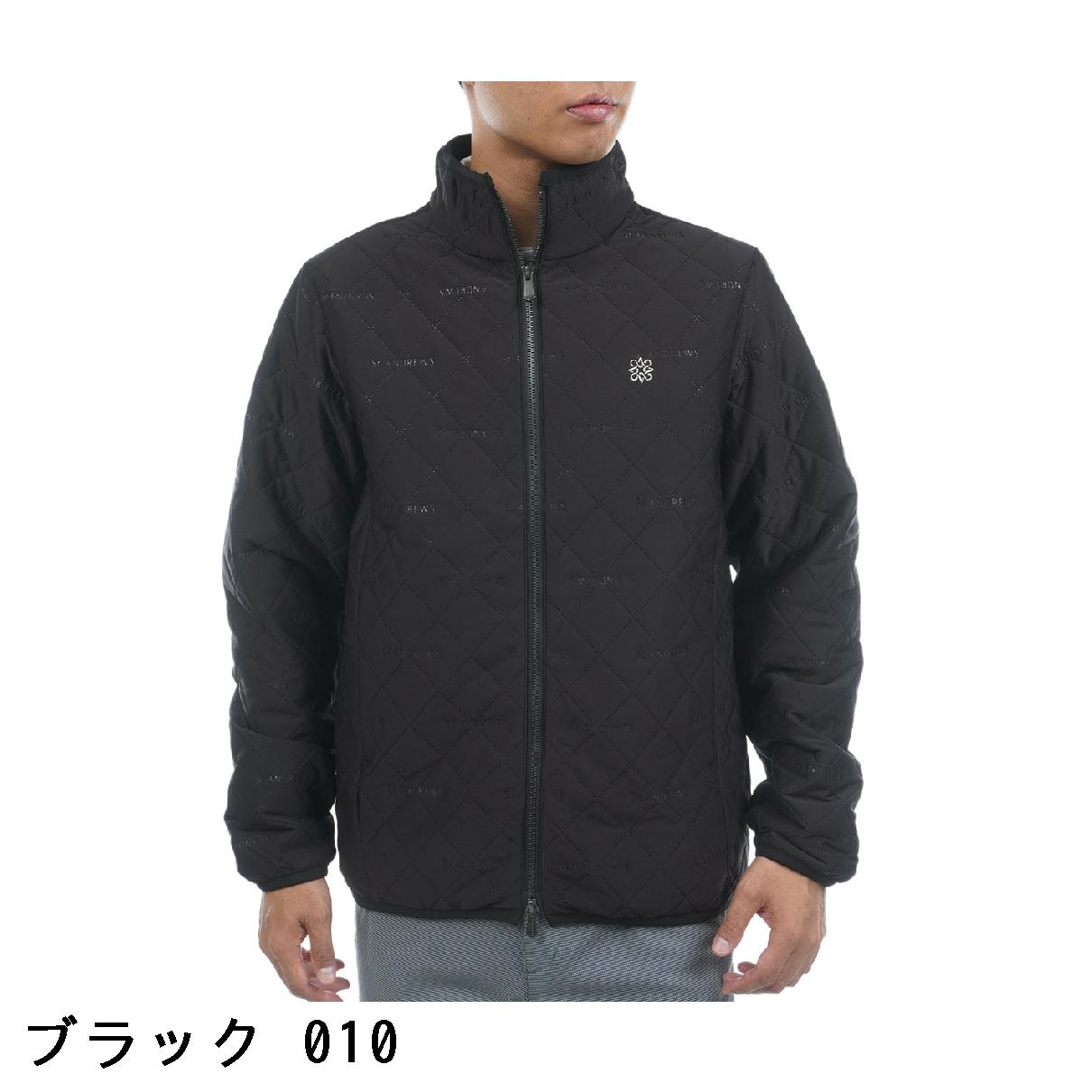 セント・アンドリュース　St ANDREWS　ストレッチ ロゴピンソニック中綿ブルゾン