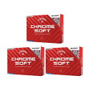 キャロウェイゴルフ CHROME SOFT CHROME SOFT TRUTRACK ボール 3ダースセット