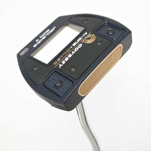 【中古】オデッセイ　AI-ONE MILLED　Ai-ONE MILLED JAILBIRD MINI T VERSA90 DB パター スチールシャフト　【34】シャフト：スチールシャフトBCランク　フレックス計測項目外　男性用 メンズ用　右用