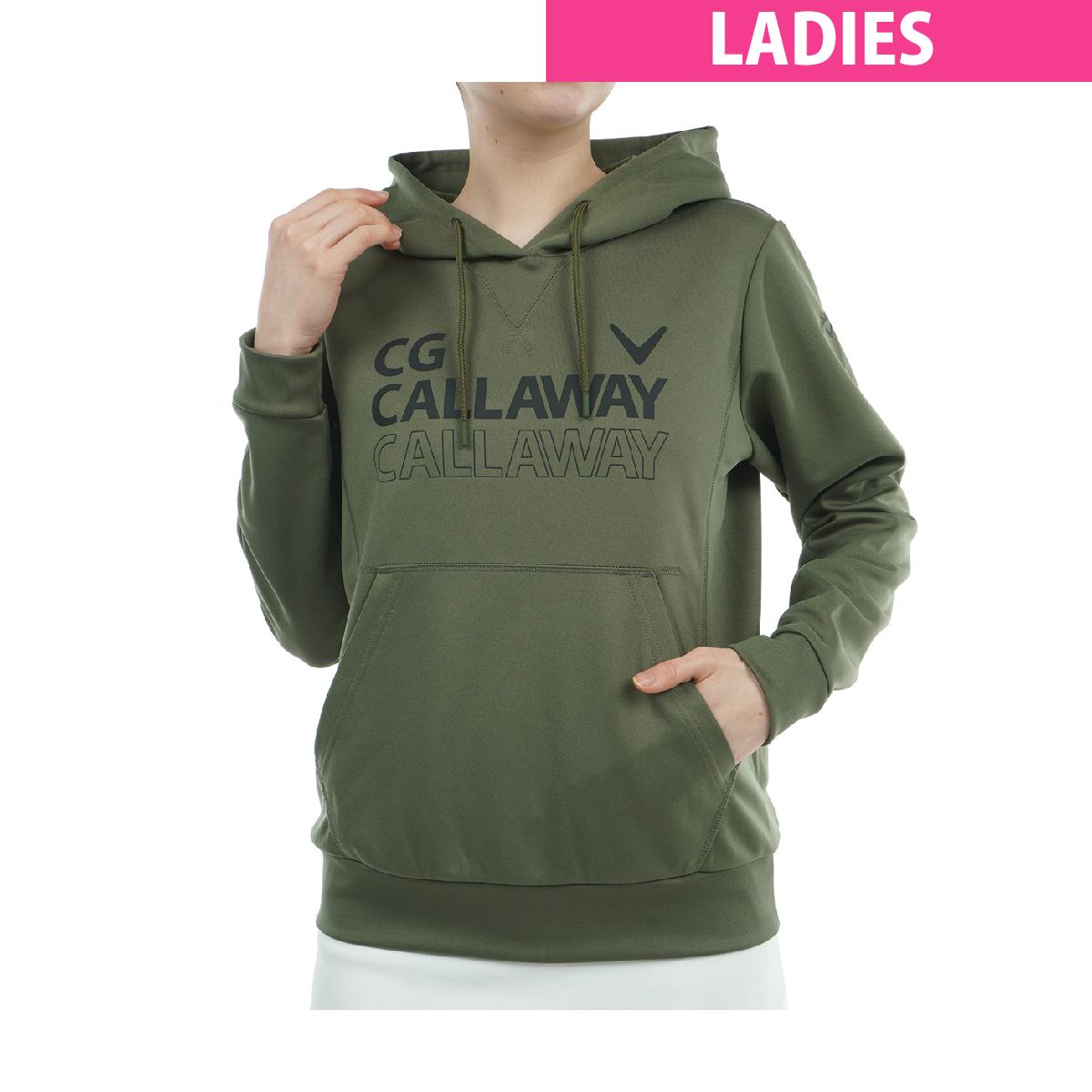 キャロウェイゴルフ　Callaway Golf　ダンボールスウェットパーカー　レディス