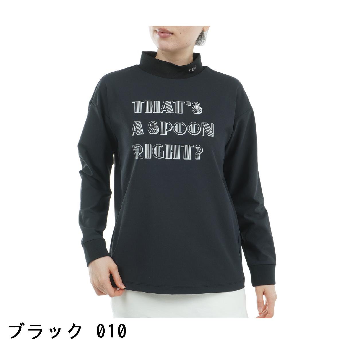 ビーツ・パー・ミニット　NANO universe GOLF　ウォームプリント モックネック長袖シャツ　レディス