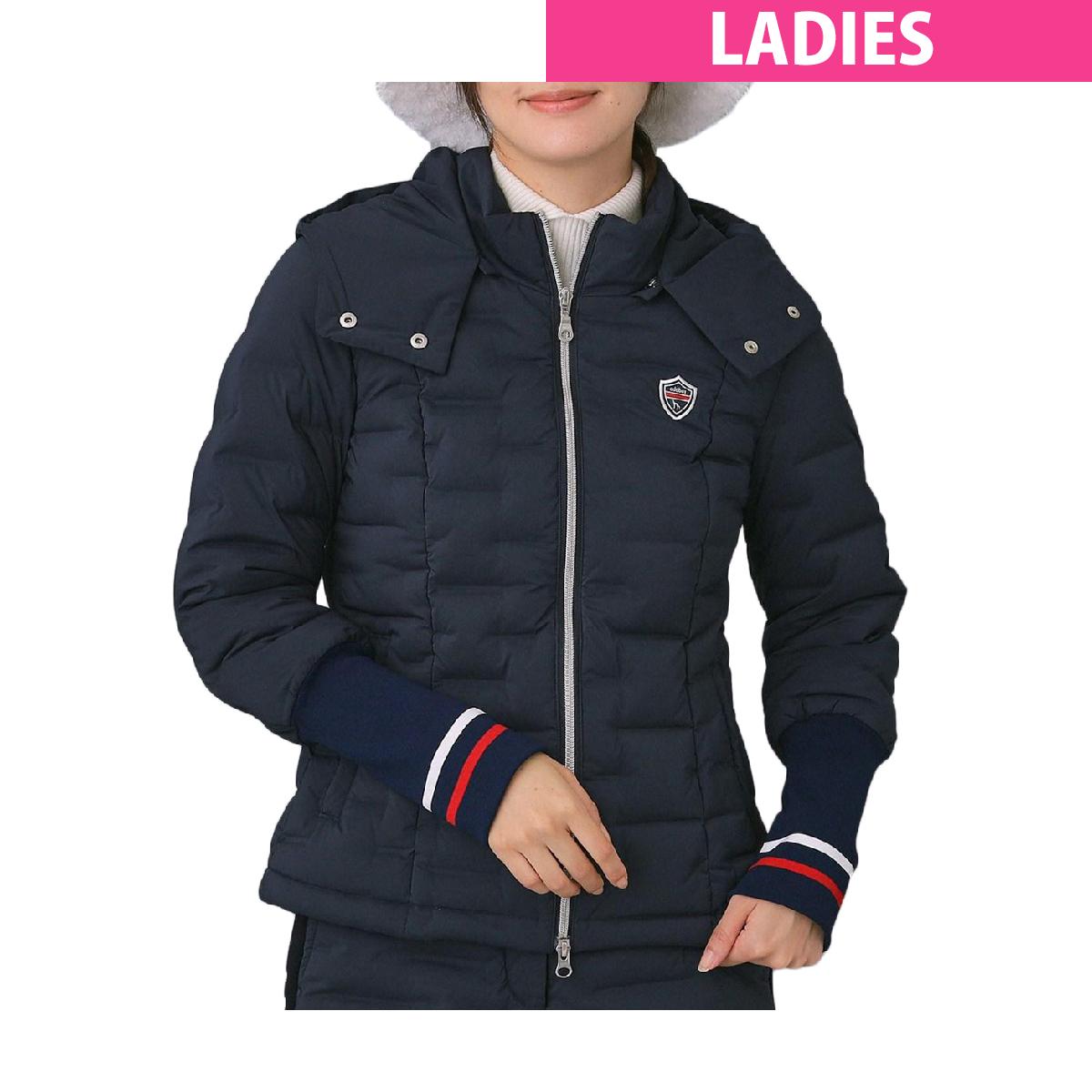 アダバットネイビー ADABAT NAVY ストレッチ 2WAYダウンジャケット レディス