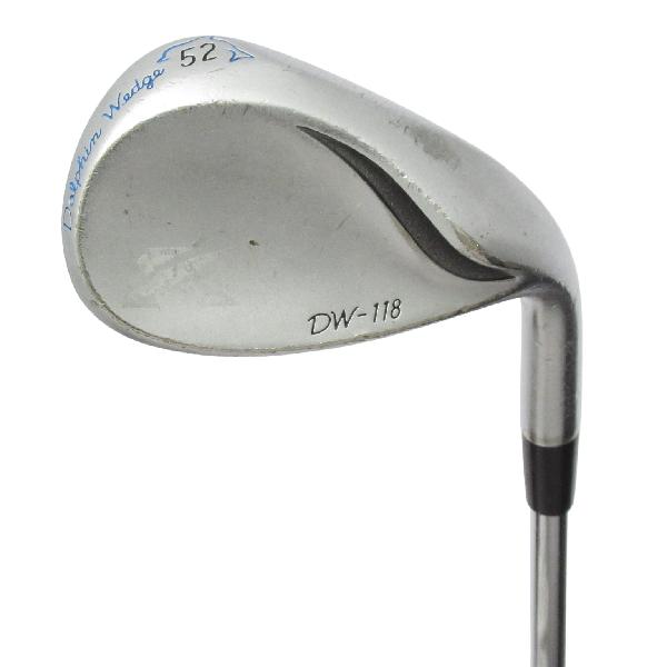 乐天商城 - 【中古】キャスコ　DOLPHIN　ドルフィンウェッジ DW-118 ウェッジ スチールシャフト　【52】シャフト：スチールシャフトDランク　フレックス判別不能　男性用 メンズ用　右用