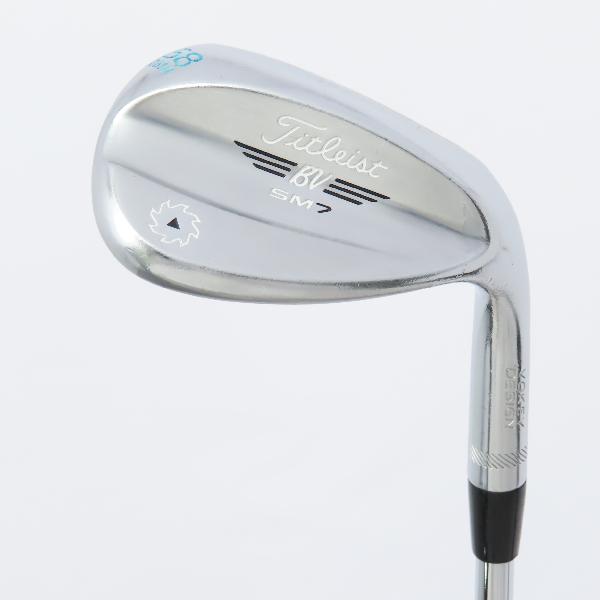 乐天商城 - 【中古】タイトリスト　Vokey　ボーケイデザイン SM7 TC ウェッジ スチールシャフト　【58-08】シャフト：スチールシャフトDランク　フレックス判別不能　男性用 メンズ用　右用