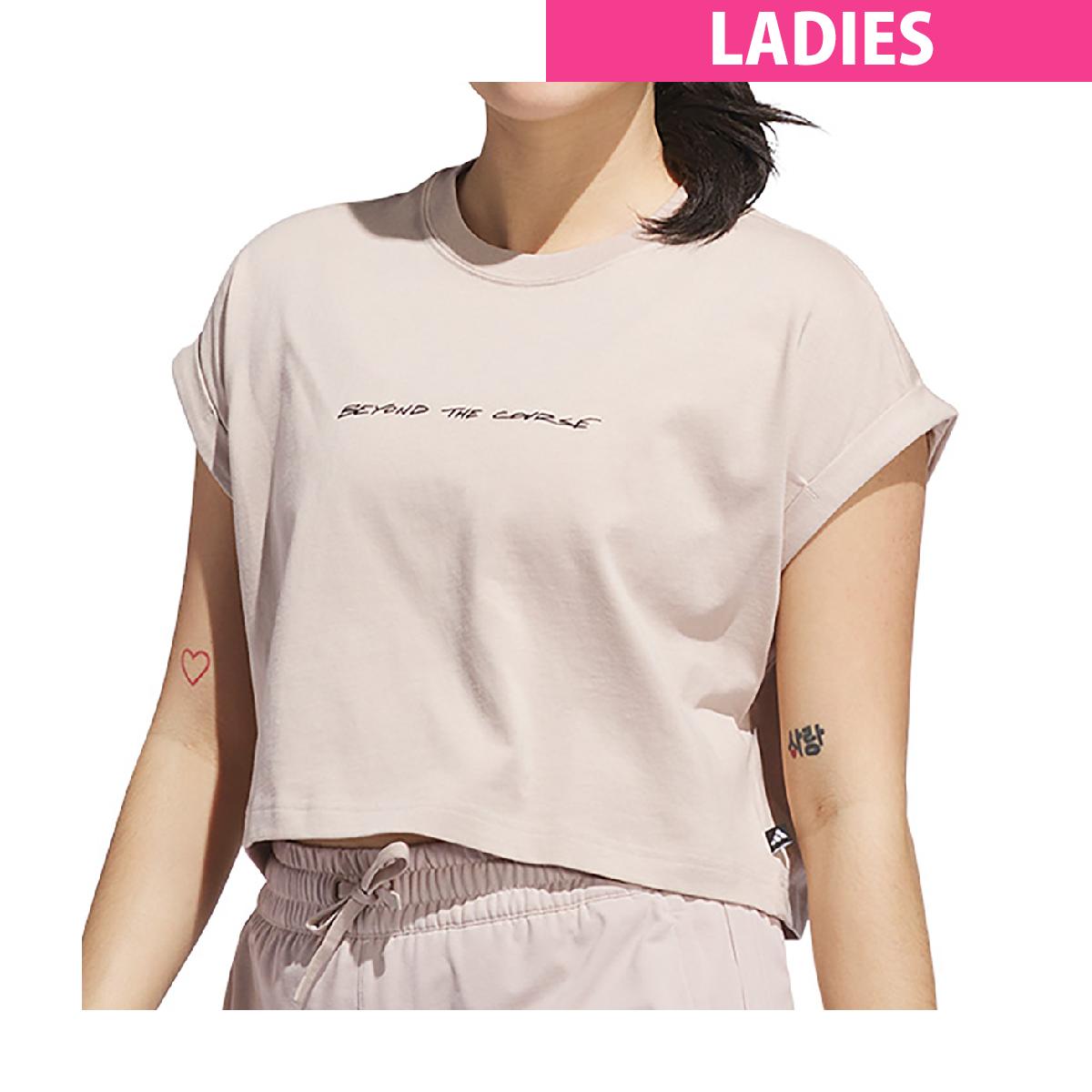 アディダス Adidas ビヨンド ザ コース バックグラフィック 半袖Tシャツ レディス