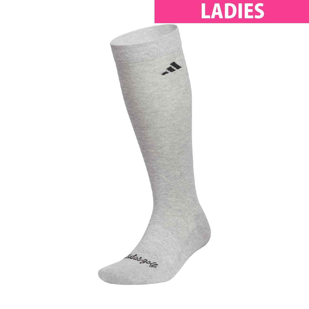 アディダス　Adidas　ロゴ ロングソックス　レディス