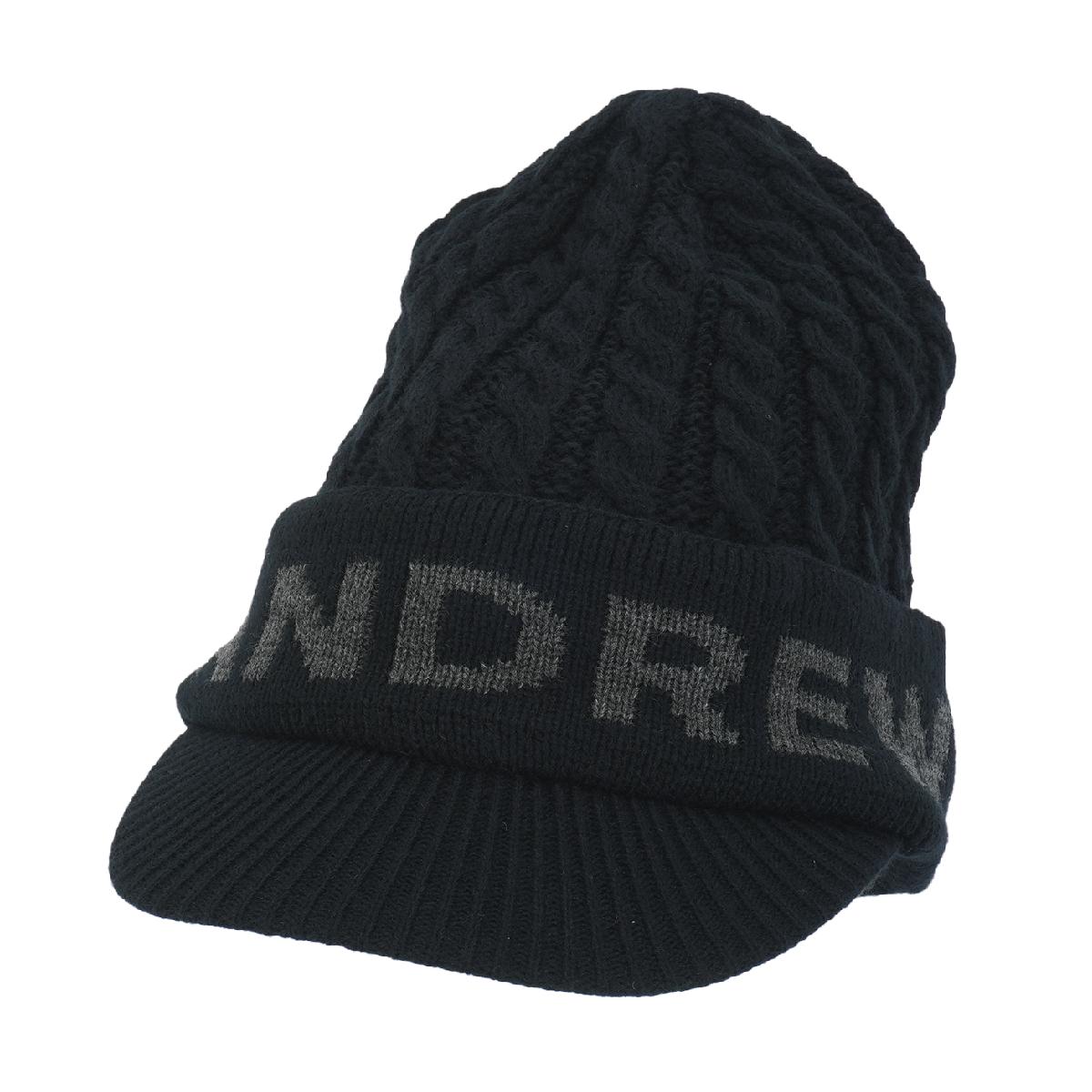 セント・アンドリュース　St ANDREWS　ツバ付きニットキャップ