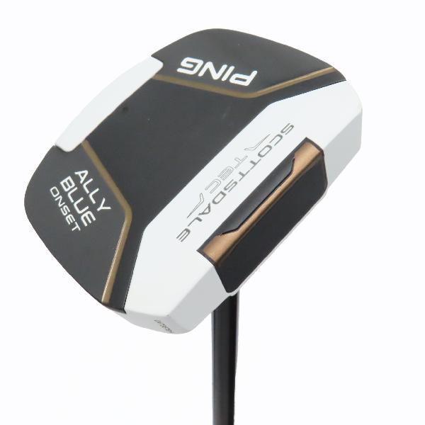 【中古】ピン　PING　スコッツデール TEC ALLY BLUE ONSET パター スチールシャフト　【34】シャフト：スチールシャフトCDランク　フレックス計測項目外　男性用 メンズ用　右用