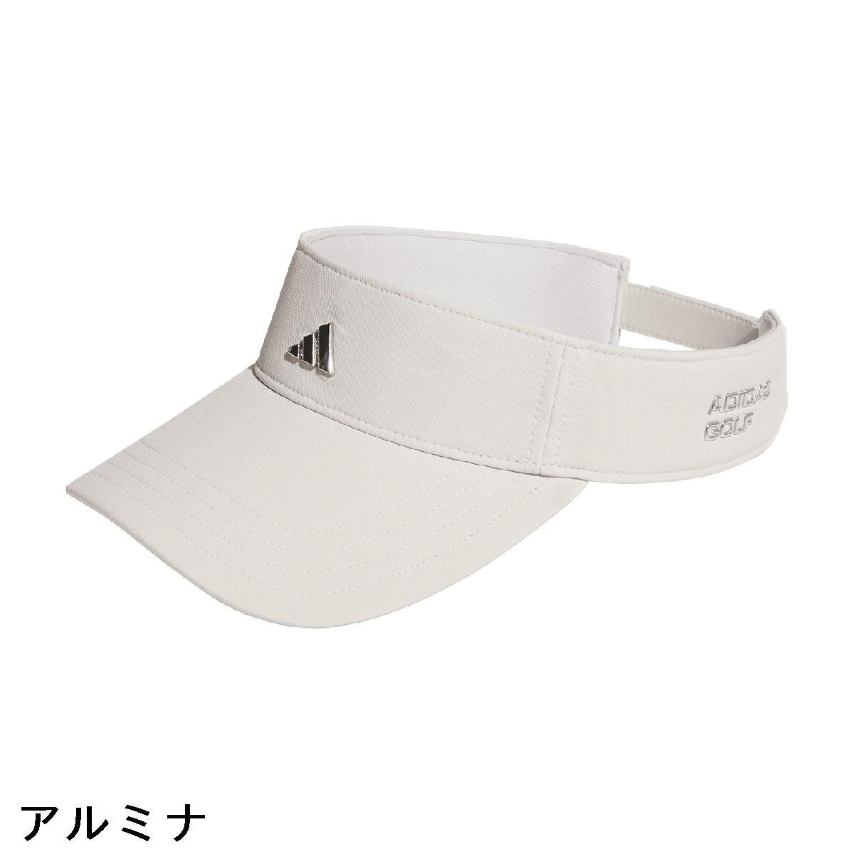 アディダス　Adidas　撥水 メタルロゴ サンバイザー