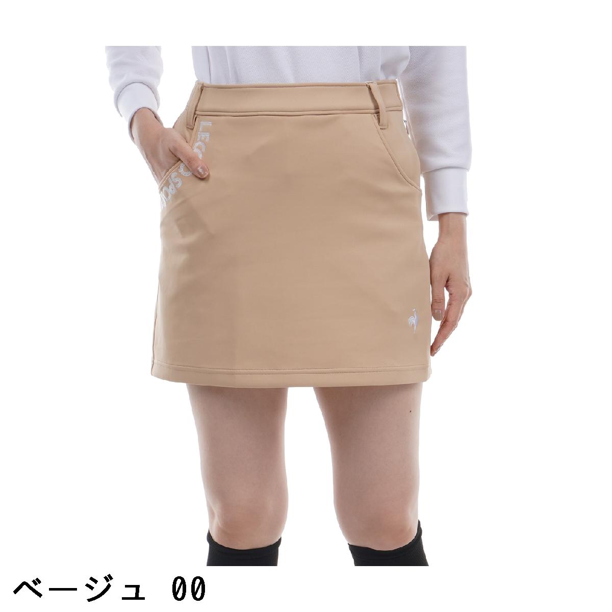 ルコックスポルティフ ゴルフ　Le coq sportif GOLF　ストレッチ ダンボールスカート　レディス