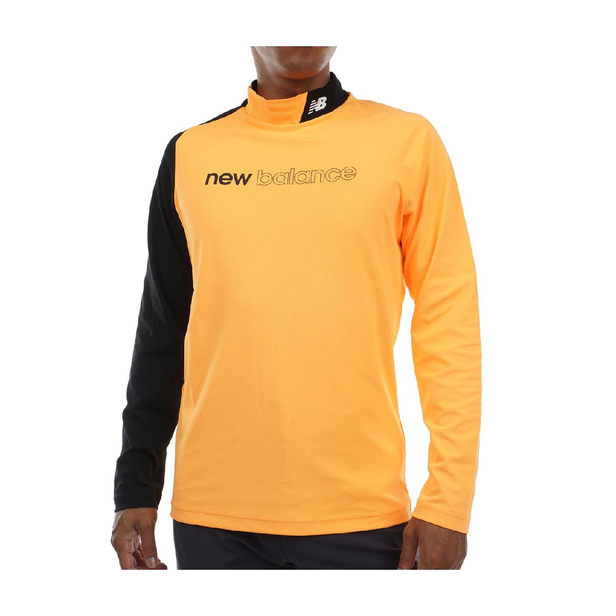 ニューバランス　New Balance　WORLD メッシュダブルウィーヴ 長袖モックネックプルオーバー