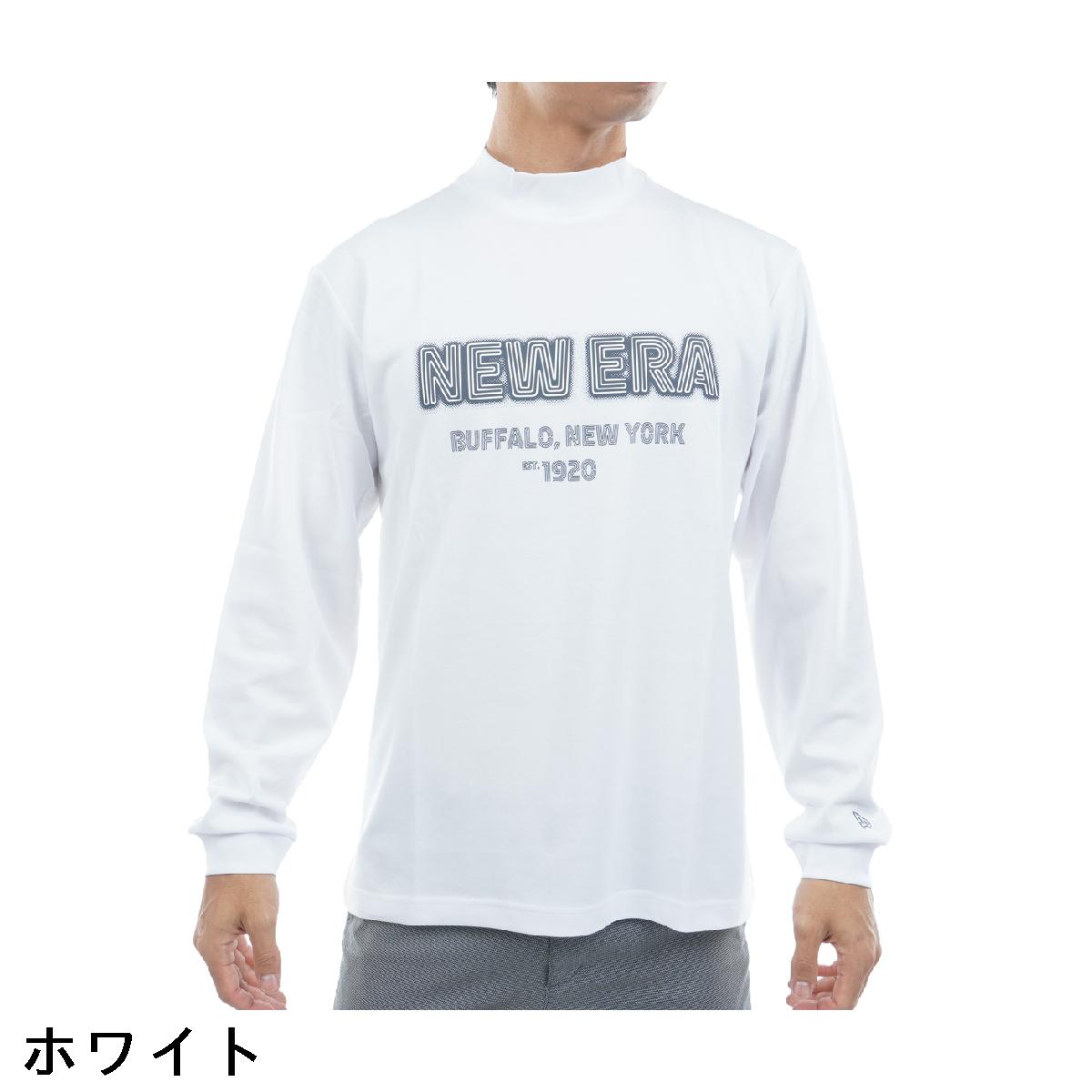 ニューエラ　NEW ERA GOLF　GF PF ネオンロゴ ミッドネック長袖Tシャツ