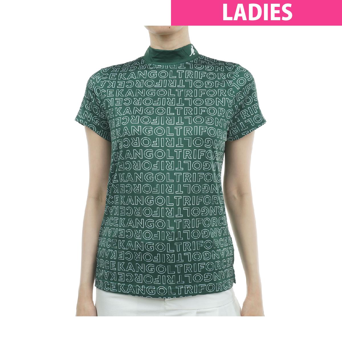 カンゴール トライフォース　KANGOL TRIFORCE　モックネック半袖Tシャツ　レディス