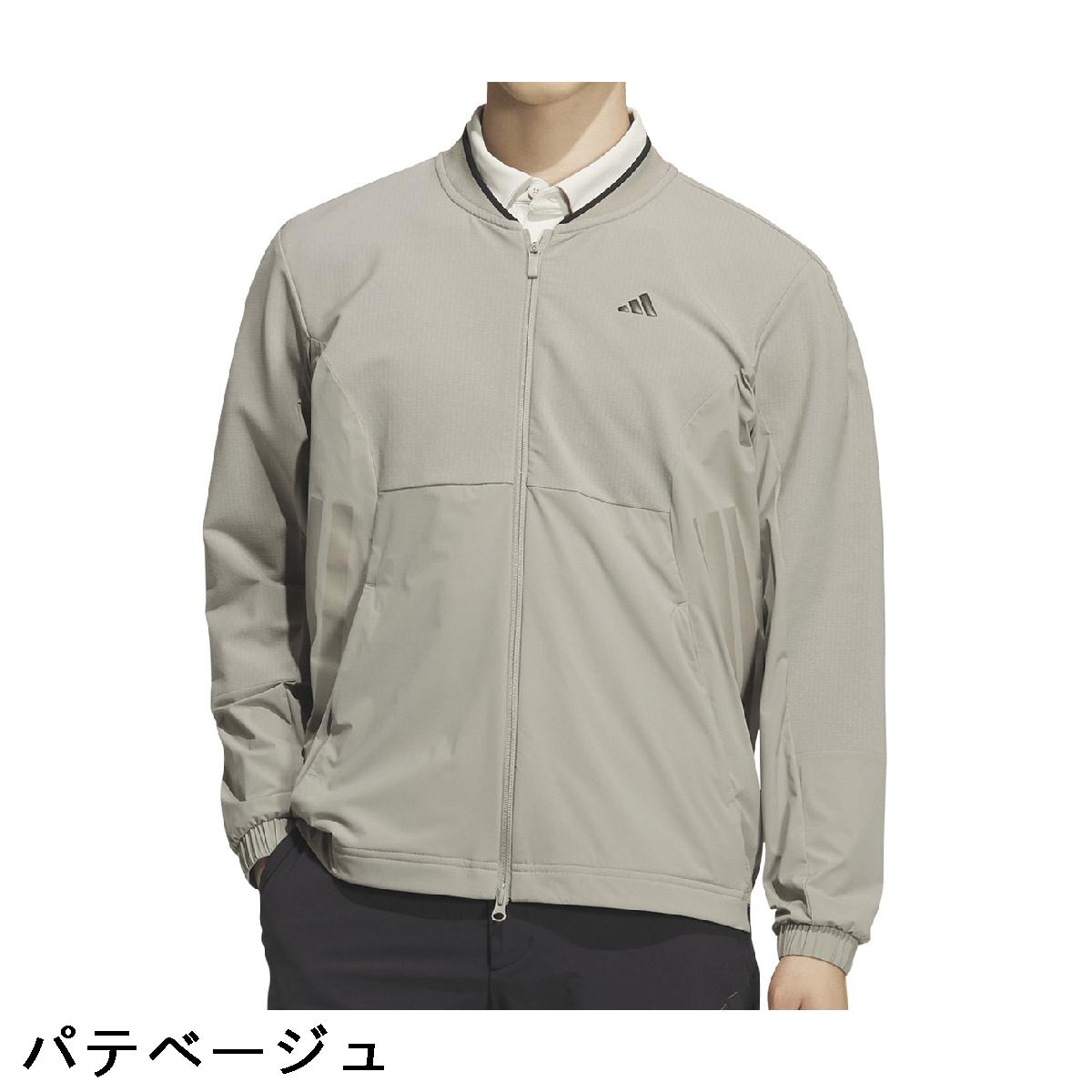 アディダス　Adidas　ストレッチ アディゼロ 軽量 ファブリックミックス フルジップジャケット