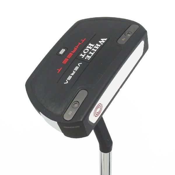 WOSS - 【中古】オデッセイ　VERSA　ホワイト・ホット VERSA THREE T S パター スチールシャフト　【34】シャフト：スチールシャフトCランク　フレックス計測項目外　男性用 メンズ用　右用
