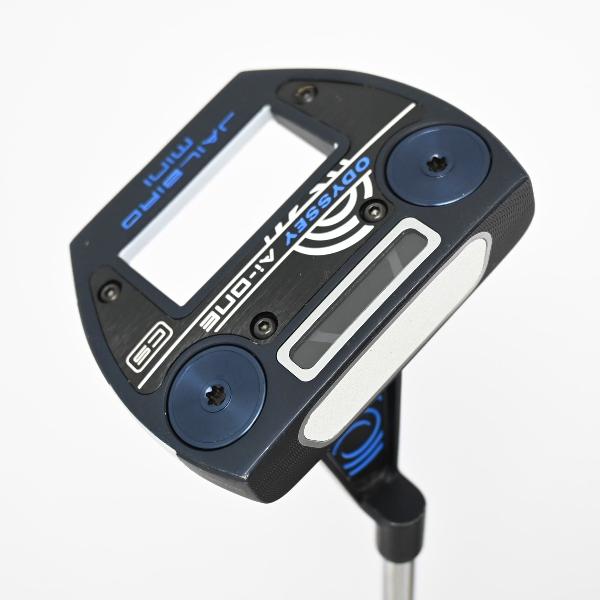 【中古】オデッセイ　AI-ONE　Ai-ONE TRI-BEAM JAILBIRD MINI CS パター スチールシャフト　【34】シャフト：スチールシャフトCランク　フレックス計測項目外　男性用 メンズ用　右用
