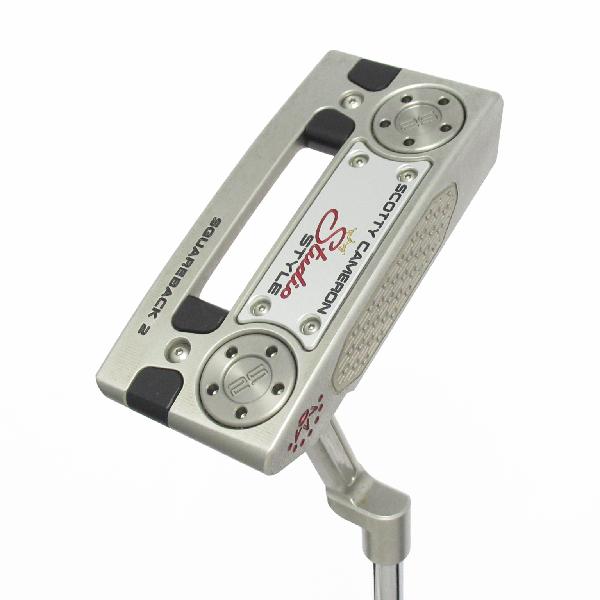 【中古】スコッティキャメロン　SCOTTY CAMERON　スタジオスタイル スクエアバック 2 中尺(2025) パター スチールシャフト　【38】シャフト：スチールシャフトCランク　フレックス計測項目外　男性用 メンズ用　右用