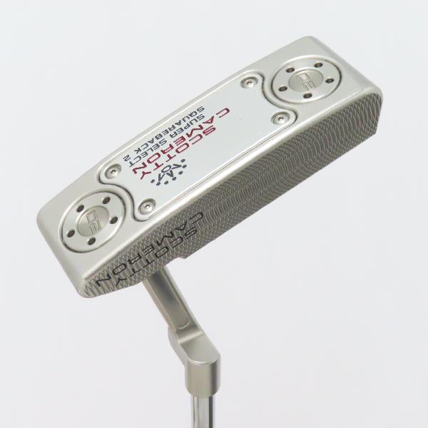【中古】スコッティキャメロン　SELECT　スーパー セレクト スクエアバック2 パター スチールシャフト　【33】シャフト：スチールシャフトCランク　フレックス計測項目外　男性用 メンズ用　右用