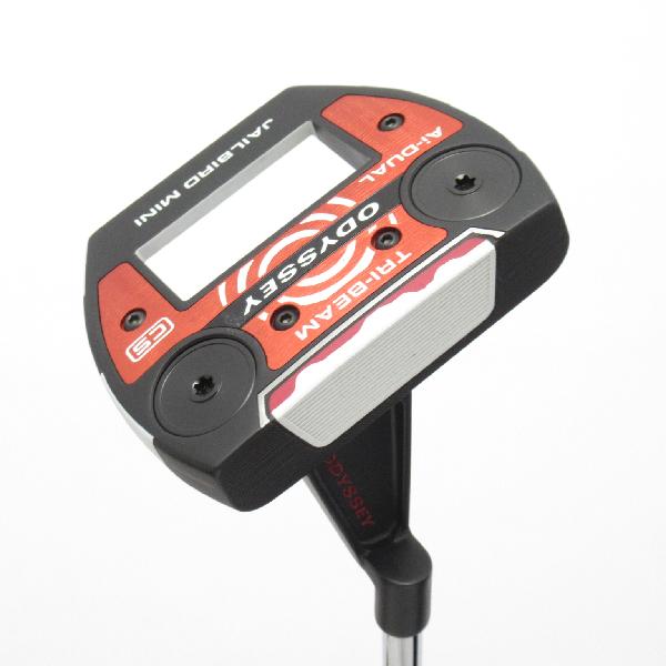 【中古】オデッセイ　Ai-DUAL　Ai-DUAL TRI-BEAM JAILBIRD MINI CS パター スチールシャフト　【34】シャフト：スチールシャフトCランク　フレックス計測項目外　男性用 メンズ用　右用