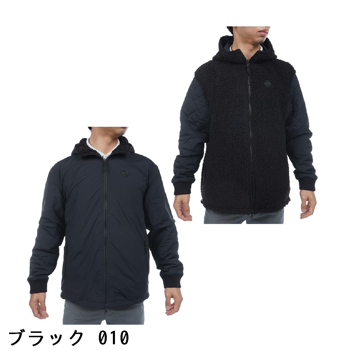 ブリーフィング　BRIEFING　HOL ボア キルテッド リバーシブルパーカー