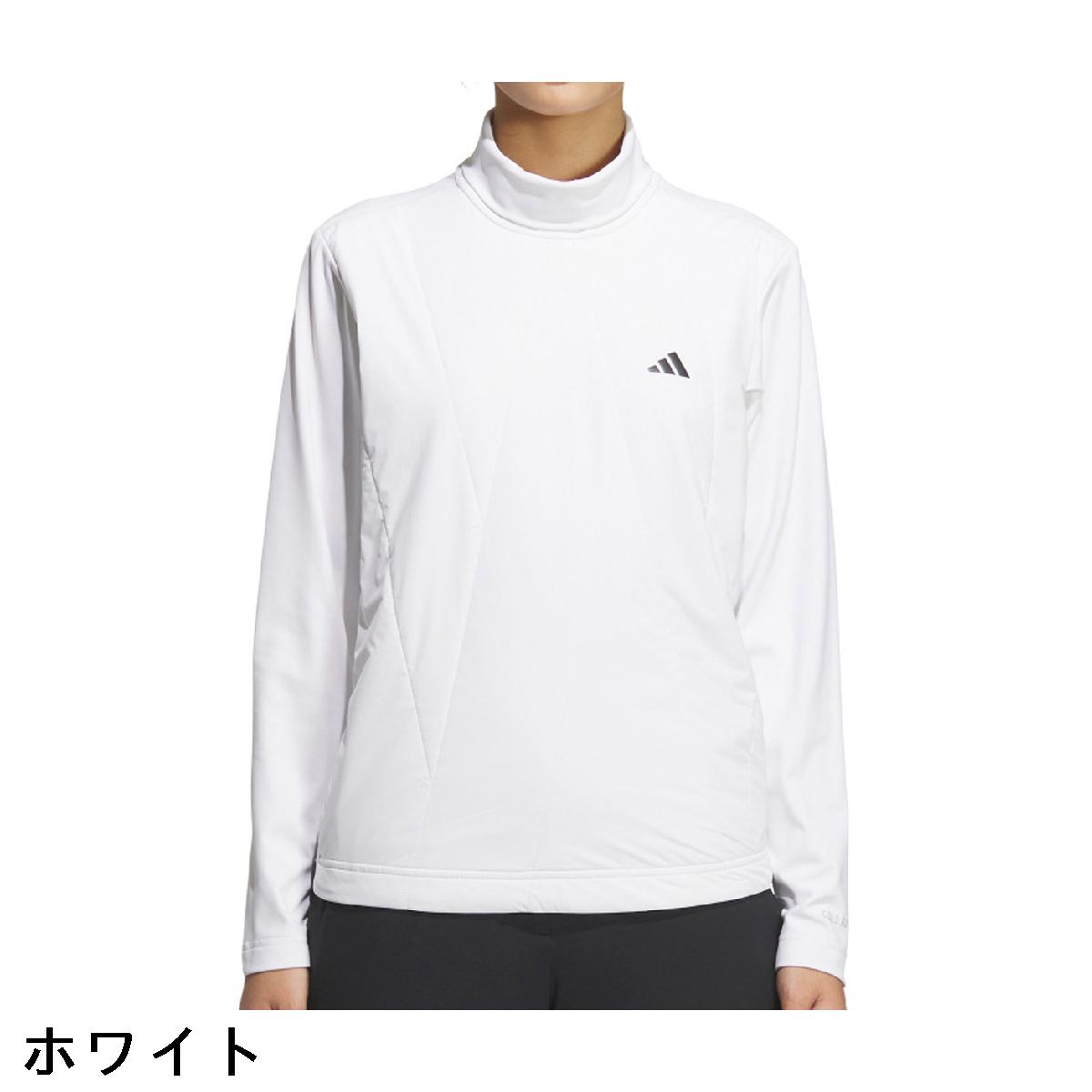 アディダス　Adidas　ストレッチ アディゼロ Frost Guard キルトコンビネーション ハイネック長袖シャツ　レディス