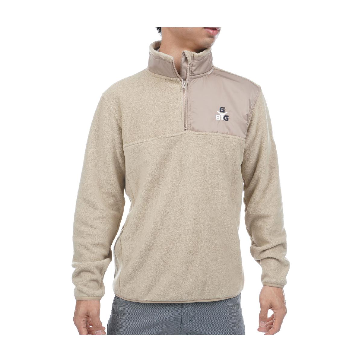 ゴールデンベア　GB GOLF　SPIKE ハーフジップ フリーススウェット