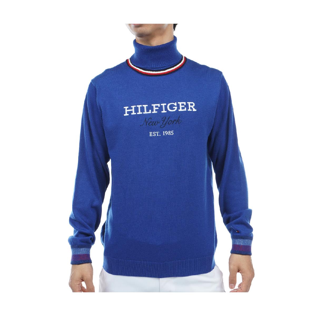 トミー ヒルフィガー ゴルフ　TOMMY HILFIGER GOLF　ヒルフィガーロゴ タートルネックセーター