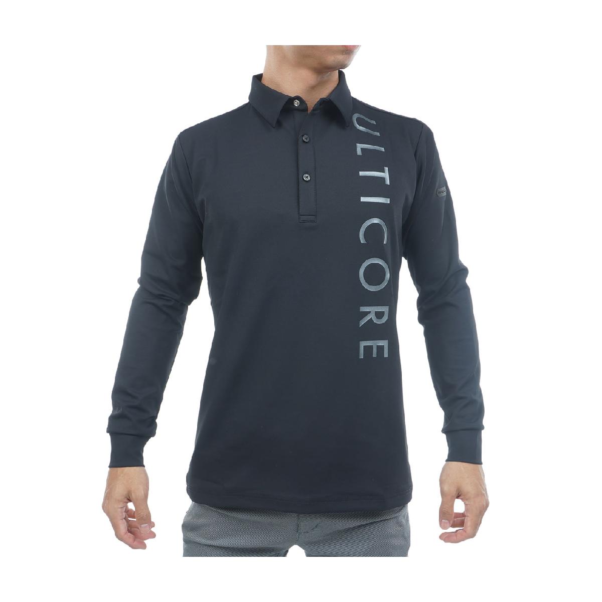 ブリヂストン BRIDGESTONE GOLF ULTICORE 4Dimotion Fit Split ストレッチ ラグランスリーブ 共衿長袖ポロシャツ