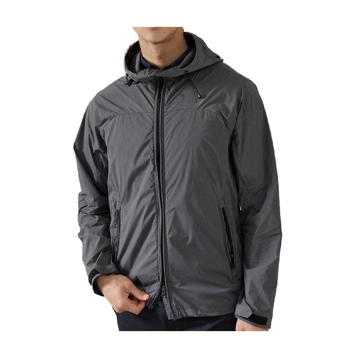 ジュン アンド ロペ　JUN & ROPE　ストレッチ カルバック撥水ストレッチフーディージャケット