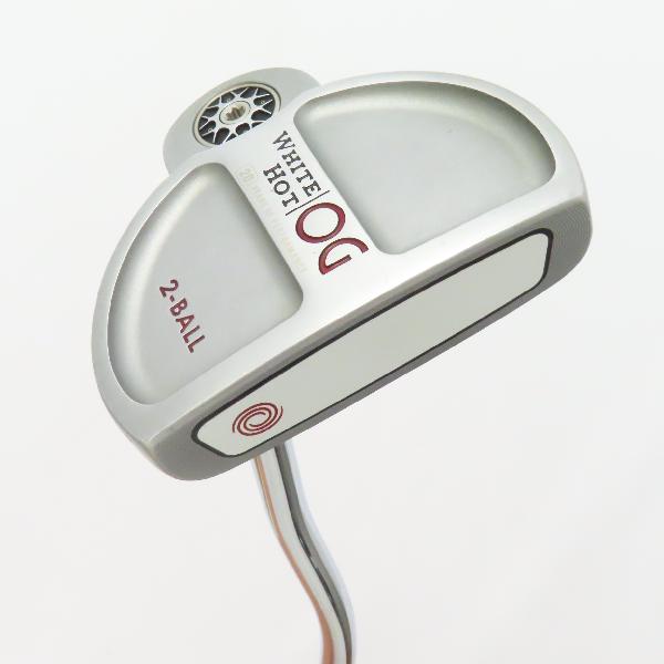 【中古】オデッセイ　White Hot　ホワイトホット オージー 2BALL パター カーボンスチール複合シャフト　【34】シャフト：カーボンスチール複合シャフトCランク　フレックス計測項目外　男性用 メンズ用　右用