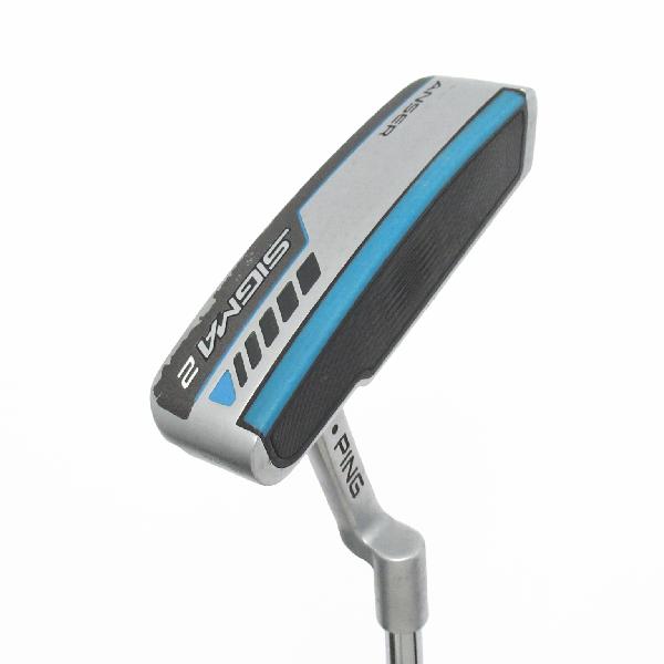 【中古】ピン　SIGMA 2　SIGMA2 ANSER プラチナム仕上げ パター スチールシャフト　【34】シャフト：スチールシャフトCDランク　フレックス計測項目外　男性用 メンズ用　右用