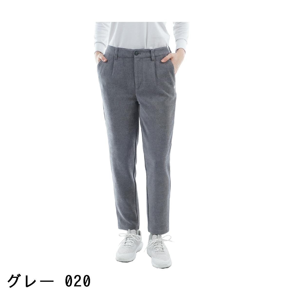 ピン　PING　ニットコーデュロイ テーパードパンツ　レディス