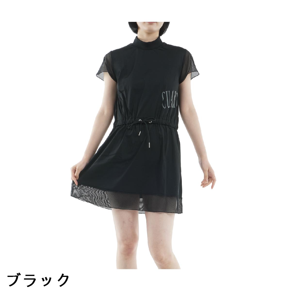 クアルトユナイテッド　CUARTO UNITED　メッシュスリーブワンピース　レディス
