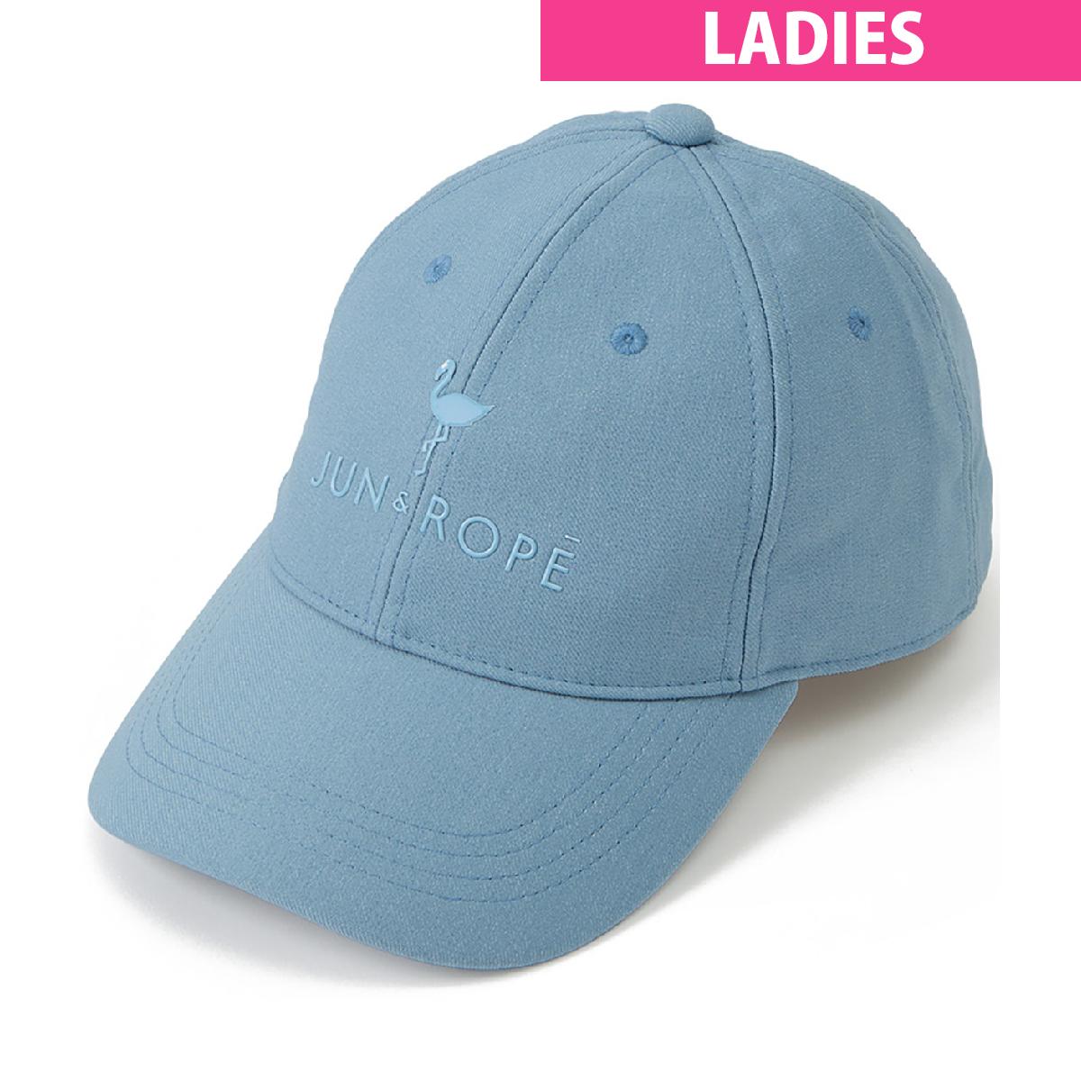 Hats - ジュン アンド ロペ　JUN & ROPE　ライトデニム風ロゴキャップ　レディス