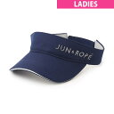 ジュン アンド ロペ JUN & ROPE グリッターサンバイザー レディス