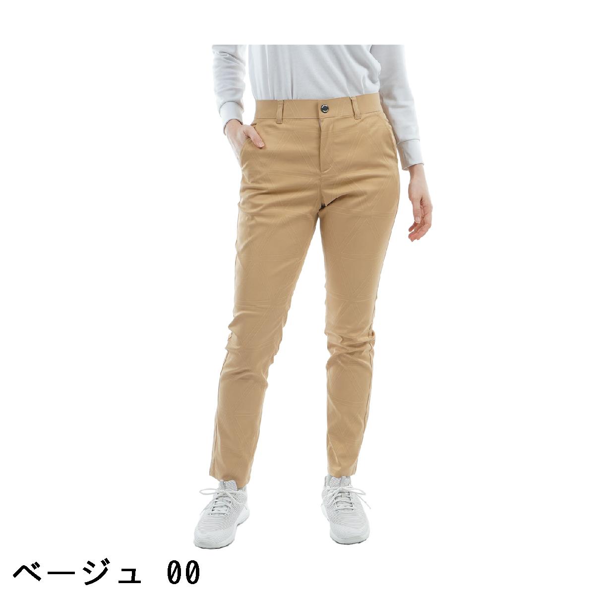 ルコックスポルティフ ゴルフ　Le coq sportif GOLF　ストレッチフォーサー 総柄ロングパンツ　レディス