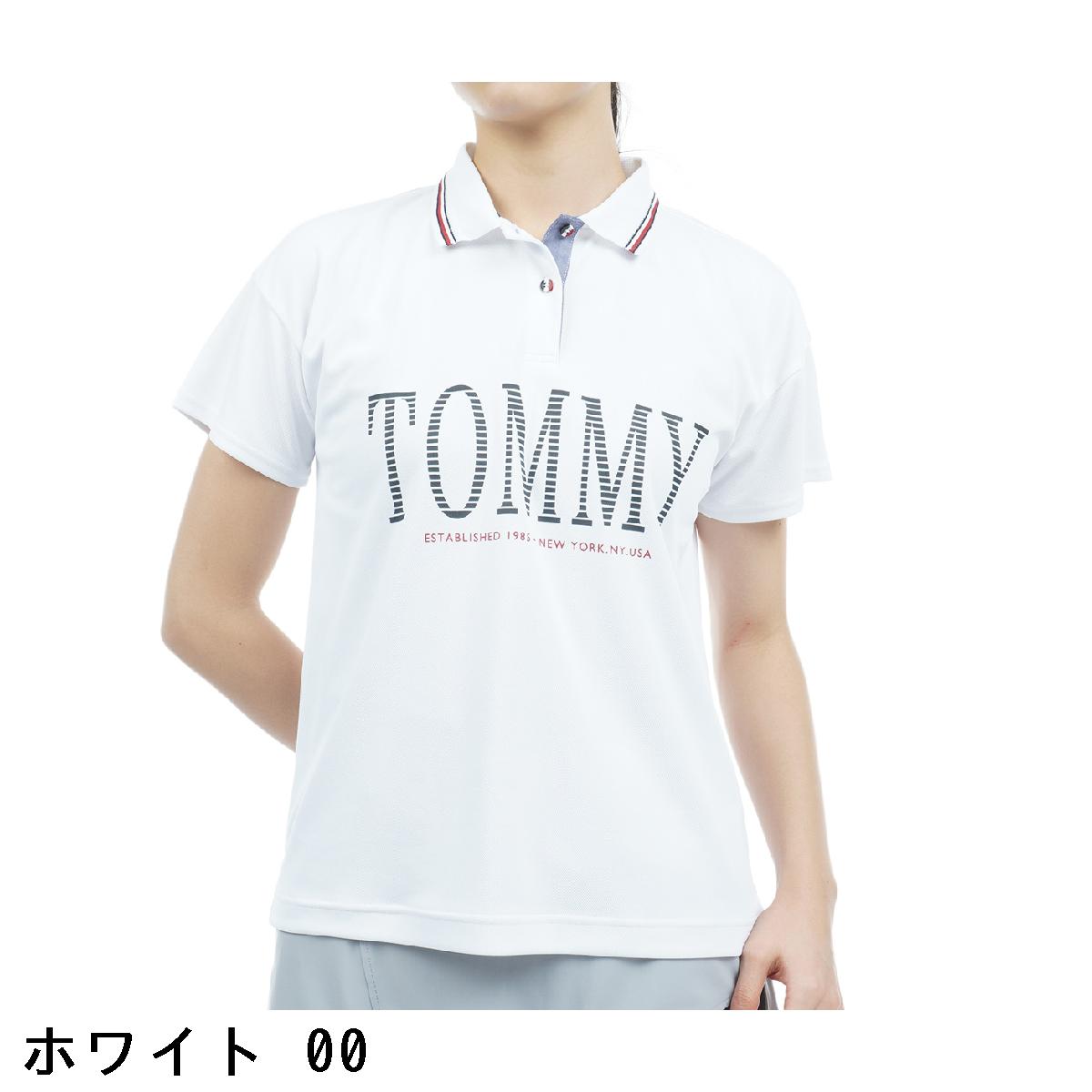 トミー ヒルフィガー ゴルフ　TOMMY HILFIGER GOLF　フロントロゴ リラックスシルエット 半袖ポロシャツ　レディス