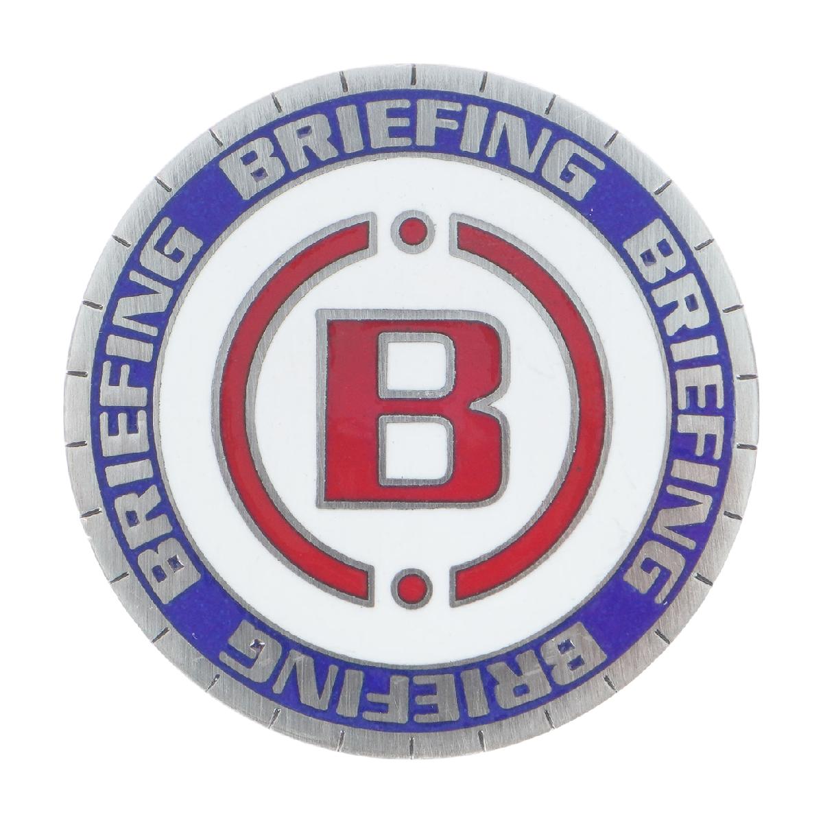 ブリーフィング　BRIEFING　ENAMEL CIRCLE B MEDAL マーカー
