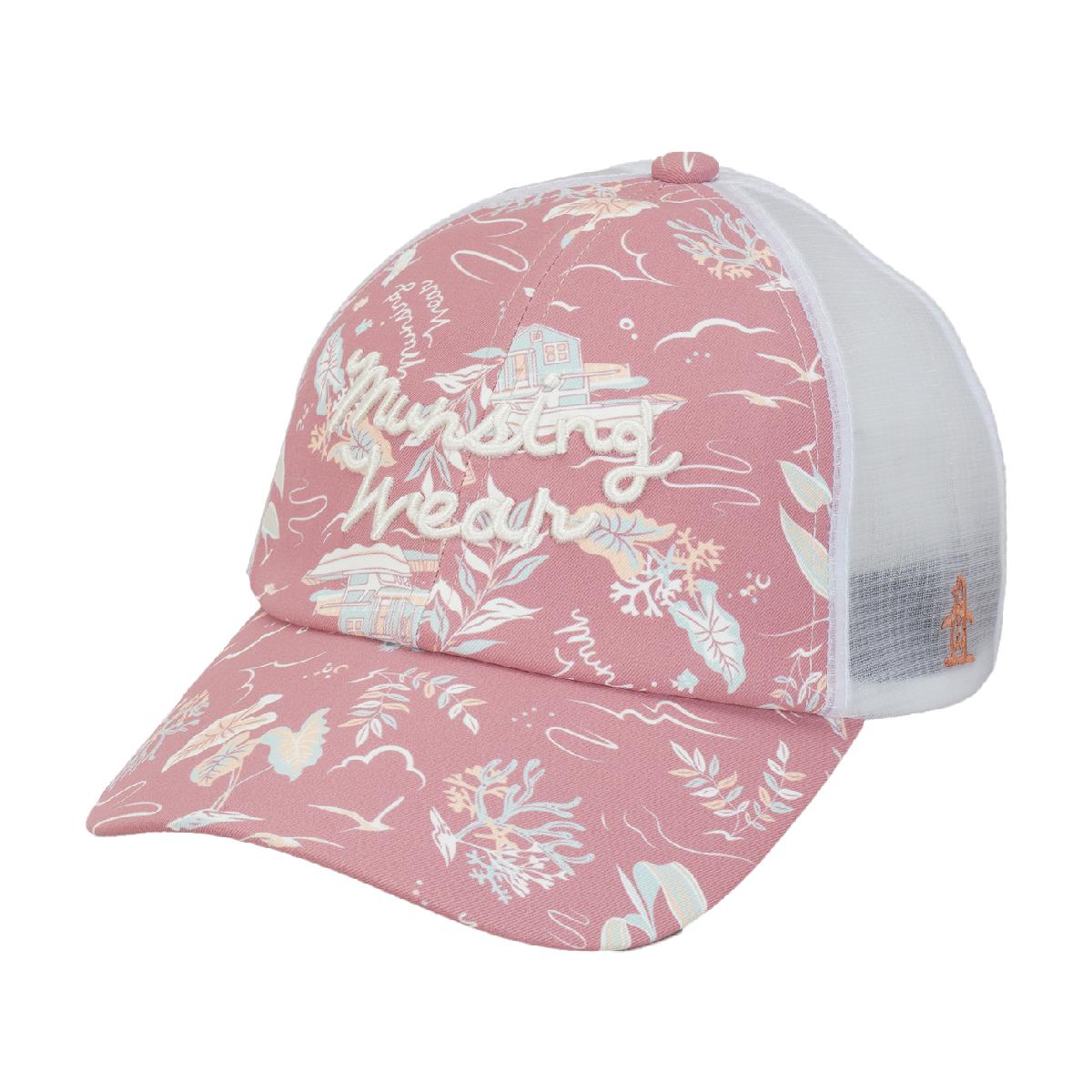 アロハ柄プリント クーリングキャップマンシングウェア / Munsingwear商品の特徴水に濡らす事で起きる気化熱作用でクーリング効果が得られる「ベルオアシス」を使用。正面にウェア共通のアロハ柄がプリントされ、サイドは通気性の良いメッシュなので、夏場のゴルフプレイに最適なクーリングキャップ。後ろのバックルがワンタッチで取り外し可能なので、着用しないときにカートポーチなどに取り付け可能な仕様になっている。素材ポリエステル機能部分クーリング(ベルオアシス)、部分通気(後部：メッシュ)サイズバリエーションフリー(56-60cm)対象メンズ製造国中国シーズン2025年モデルアウトレット sskanendo