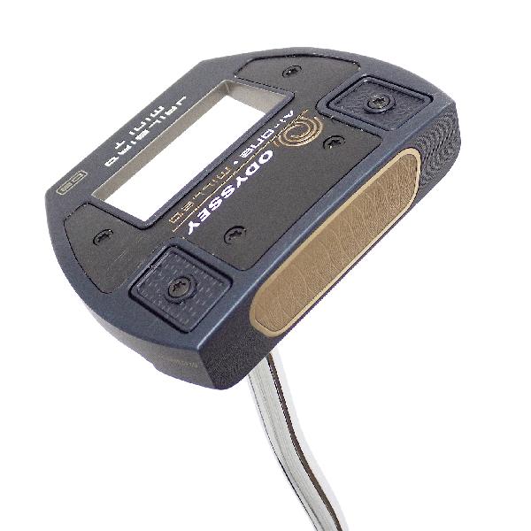 【中古】オデッセイ　AI-ONE MILLED　Ai-ONE MILLED JAILBIRD MINI T VERSA90 DB パター スチールシャフト　【34】シャフト：スチールシャフトCランク　フレックス計測項目外　男性用 メンズ用　右用