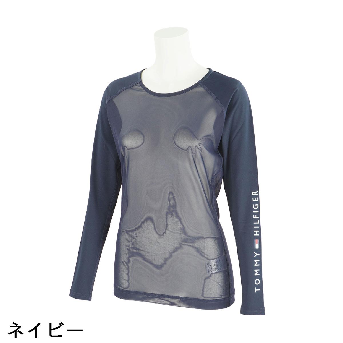 トミー ヒルフィガー ゴルフ　TOMMY HILFIGER GOLF　Uネック 長袖インナーシャツ　レディス