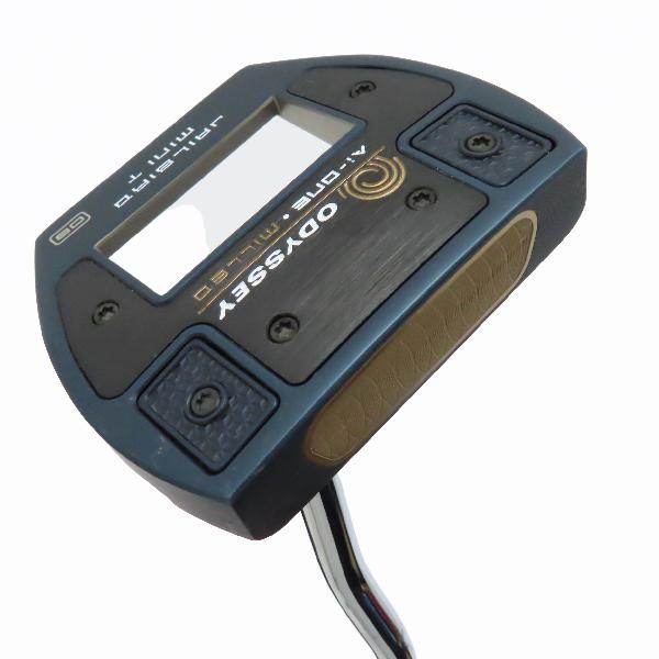 【中古】オデッセイ　AI-ONE MILLED　Ai-ONE MILLED JAILBIRD MINI T VERSA90 DB パター スチールシャフト　【34】シャフト：スチールシャフトBランク　フレックス計測項目外　男性用 メンズ用　右用