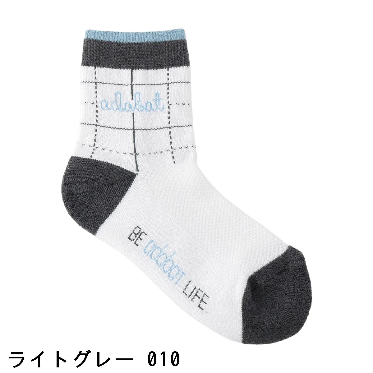 アダバット　adabat　チェック レギュラーソックス　レディス