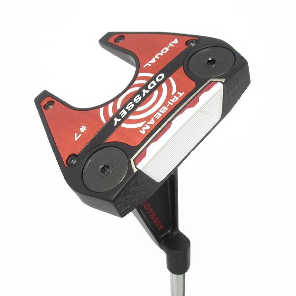 【中古】オデッセイ　Ai-DUAL　Ai-DUAL TRI-BEAM #7 パター スチールシャフト　【33】シャフト：スチールシャフトCランク　フレックス計測項目外　男性用 メンズ用　右用