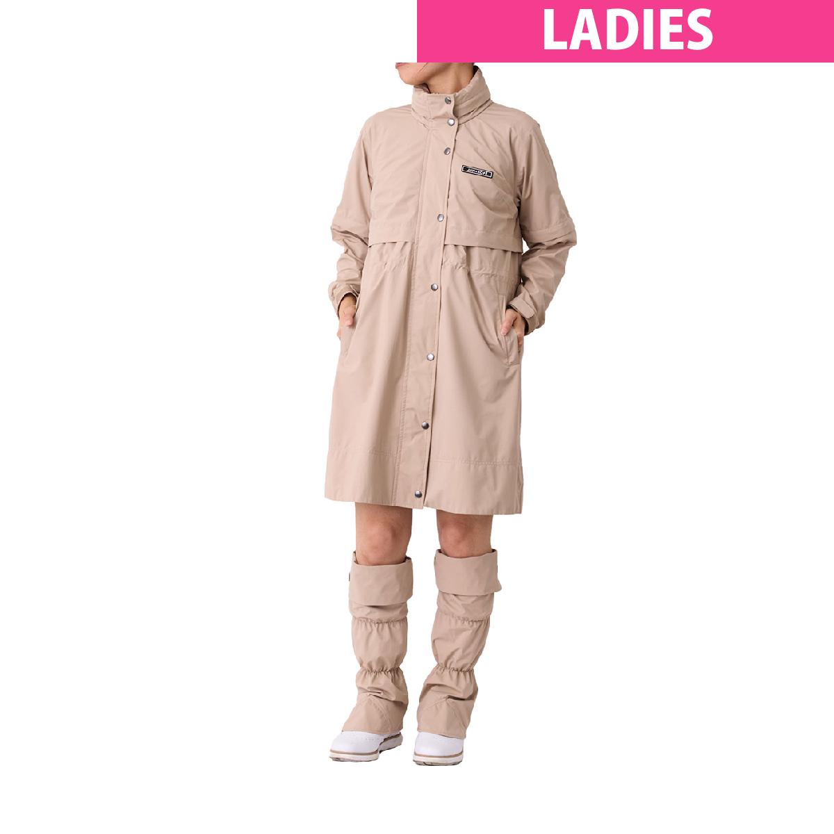 ジュン アンド ロペ　JUN & ROPE　ストレッチ 2WAY レインワンピース　レディス